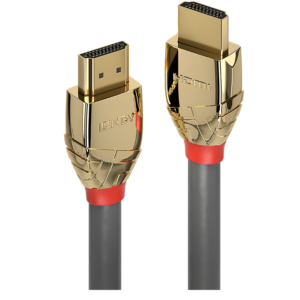 Cablu Lindy HDMI High Speed, 2m, Gold