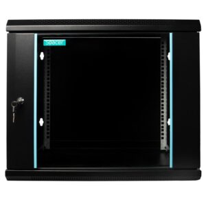 CABINET 19″ SPACER 9U 600x450mm, fixare pe perete, Flatpack (dezasamblat),