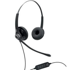 Casti cu microfon Axtel PRO MS XL duo NC, negru
