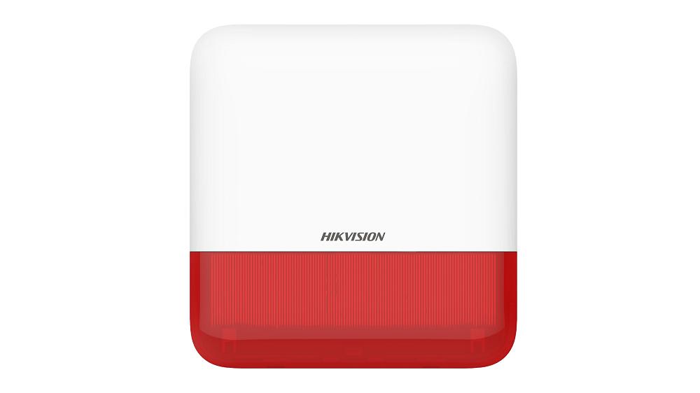 Sirene de exterior wireless AXPRO Hikvision DS-PS1-E-WE(Red Indicator), frecventa de