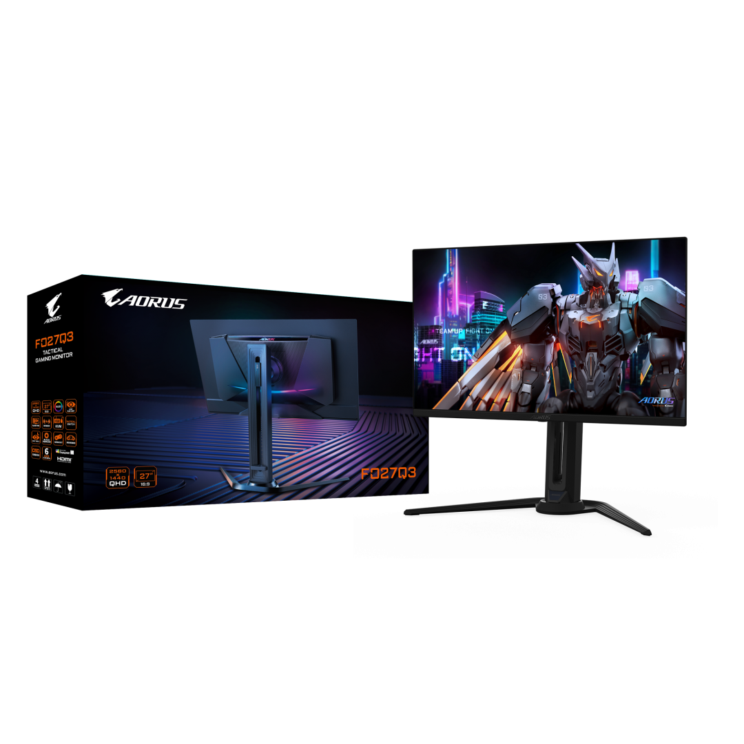 GIGABYTE FO27Q3 GAMING MONITOR 27", OLED, Rezolutie: 2560 x 1440(QHD),