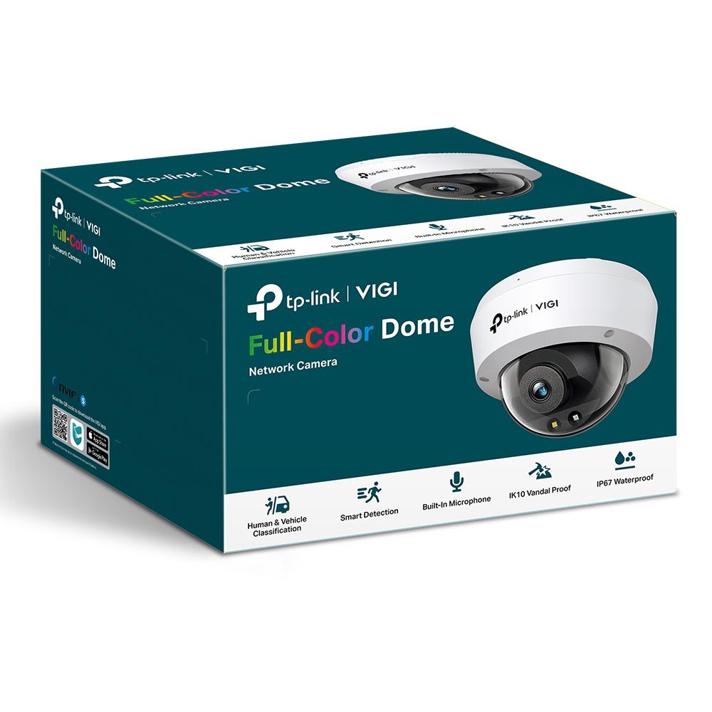 Camera IP Dome TP-Link VIGI C240(2.8MM), 4MP, Lentila 2.8mm, IR+WL - imagine 5