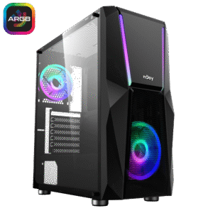 Carcasa nJoy Fort, Mid Tower NEGRU