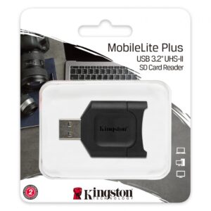 Card reader MicroSD Kingston, USB 3.2 Gen1, Connector: USB-A, UHS-II