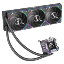 Cooler Procesor 1stPlayer X - Starship 360E - bk - compatibil AMD/Intel - negru - display de 2 - 4 inches
