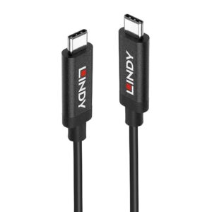 Lindy Cablu USB 3.2 Gen 2 C/C Activ, negru