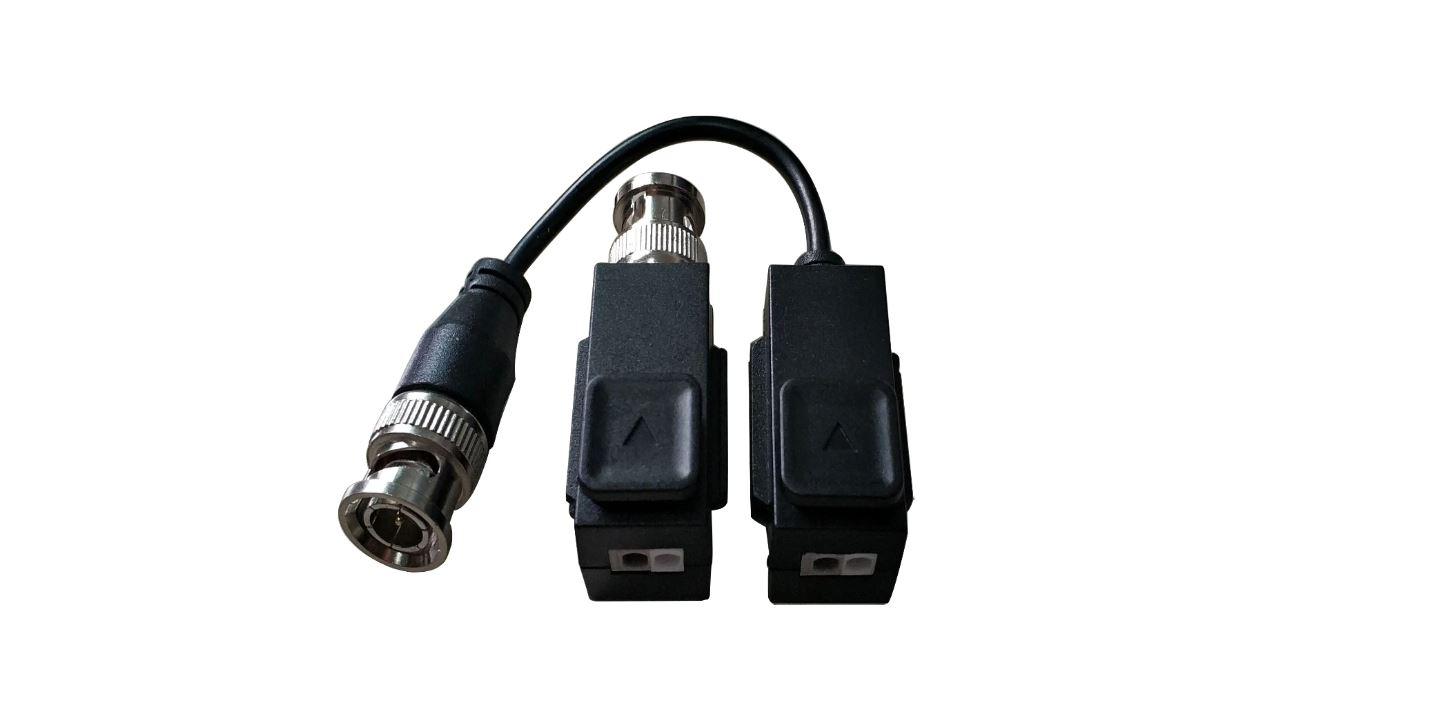 Video balun DS-1H18S/E(C);307400306,Video balun pasiv Hikvision, DS- 1H18S/E(C); set