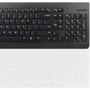 Kit Tastatura si mouse Lenovo Essential, Wireless, negru