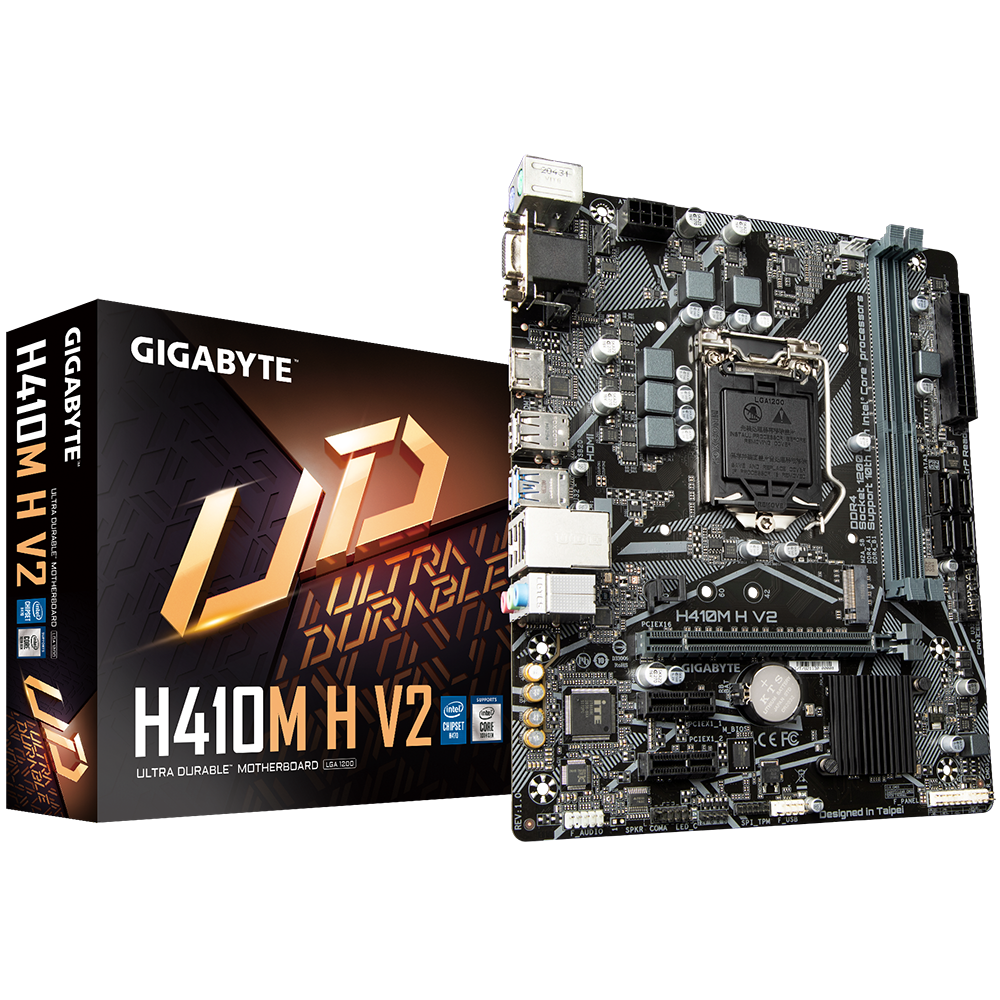 Placa de baza Gigabyte H410M H V2, LGA 1200