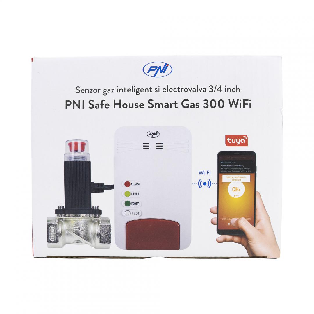Kit senzor gaz inteligent si electrovalva PNI Safe House Smart - imagine 11