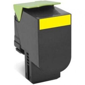 Toner Lexmark 80C2HYE, yellow, 3 k, CX410de , CX410de with