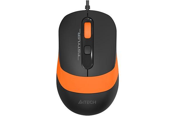 Mouse A4tech cu fir, interfata USB, rezolutie 1600 DPI, dimensiuni