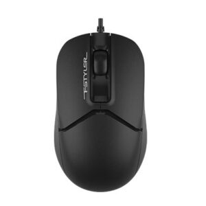 Mouse A4tech FM12 Black, cu fir, negru