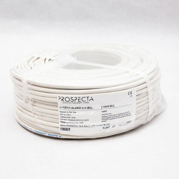 Cablu alarma 10 x 0.22 premium, cupru 100%, cod: I103IT,