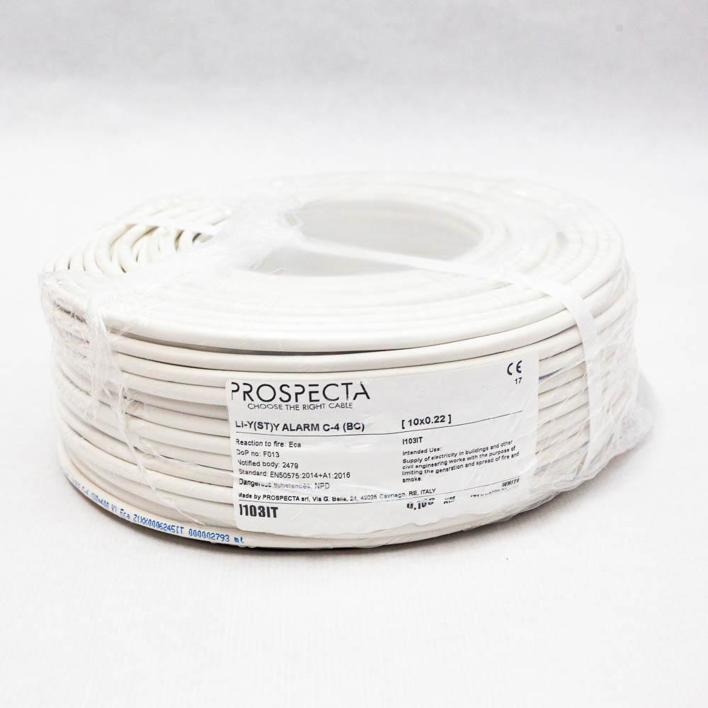 Cablu alarma 10 x 0.22 premium, cupru 100%, cod: I103IT,
