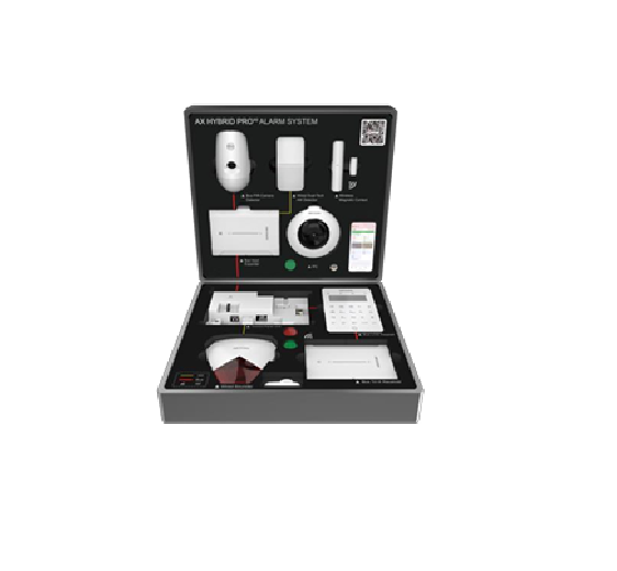 Valiza demo AX HYBRID PRO contine: ● DS-PA502-128 × 1