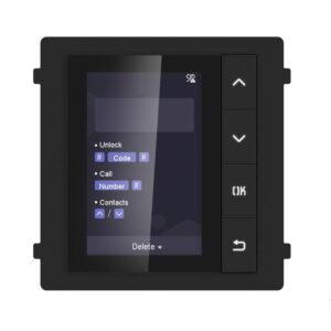 Modul de afisare pentru videointerfon modular Hikvision DS-KD-DIS; ecran LCD