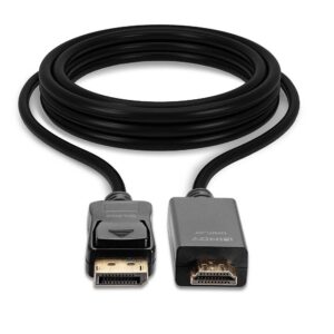 Cablu Lindy 1m DisplayPort la HDMI 4K30Hz, rezolutie maxima