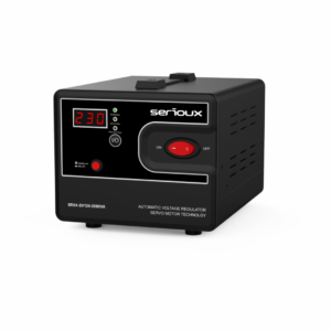 Stabilizator de tensiune Serioux Servo 124-2000VA, putere 2000VA/1200W, tip servo