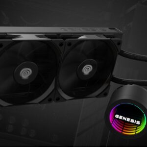 Cooler Procesor GENESIS HYDRIA 240 NEGRU, dimensiune radiator 276x120x27mm, 2