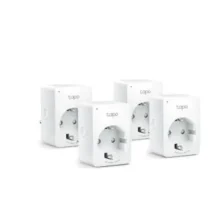 TP - Link MINI SMART WI - FI SOCKET TAPO P100 4 - PACK - AC 220 - 240 V~50/60 Hz 10 A - Protocol: IEEE 802.11b/g/n