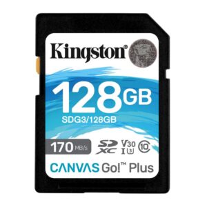 Card de Memorie SDXC Kingston Canvas GO Plus, 128GB, Class