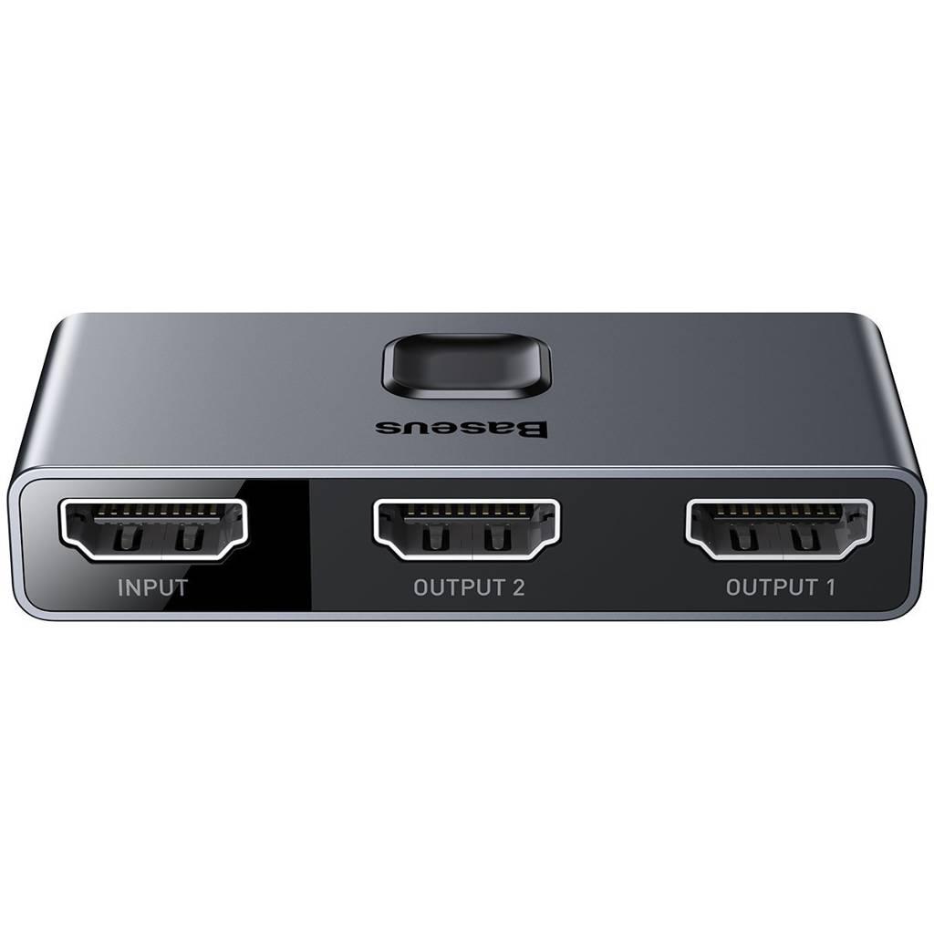Switch video Baseus Matrix, HDMI bidirectional – 2x HDMI 4K - imagine 4