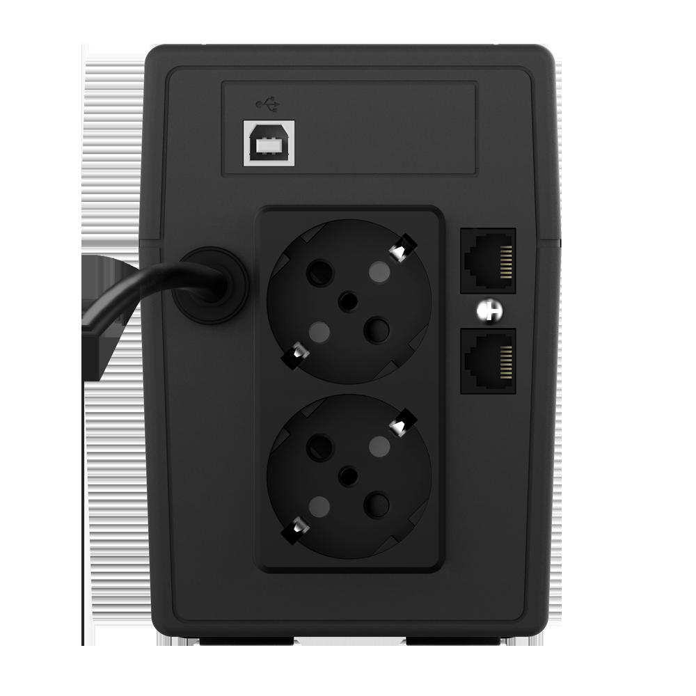 UPS nJoy Cadu 650, 650VA/360W, Afisaj LCD cu ecran tactil, - imagine 3