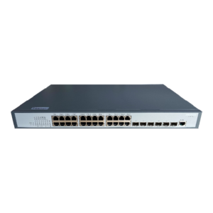 Switch Hikvision DS-3E3730;301802315 ; Ports:24 × 1 Gbps RJ45 port,6