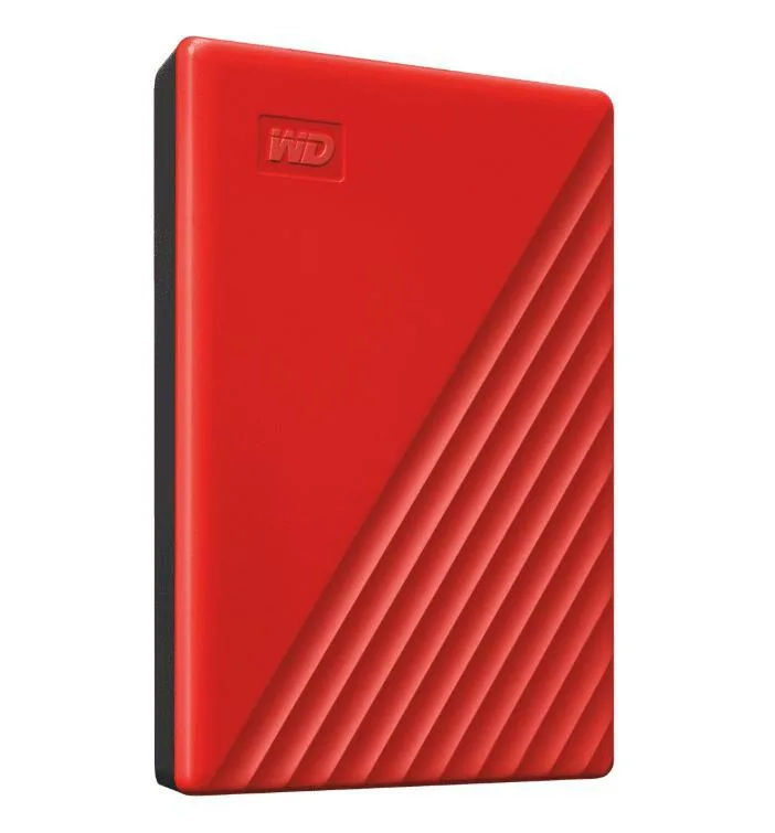 HDD Extern Wd My Passport, 2TB, 2.5″, Rosu, USB 3.2