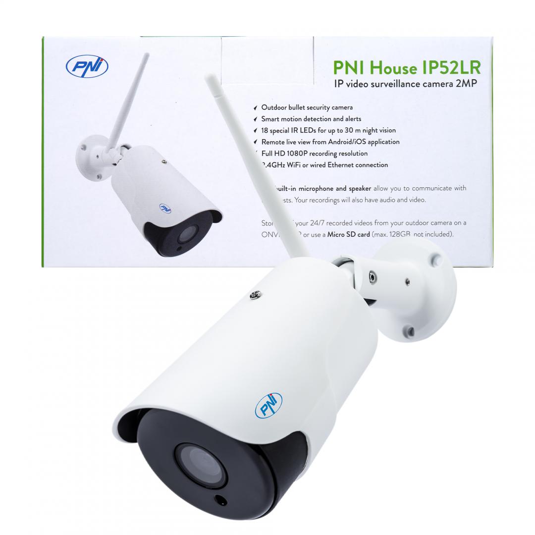Camera supraveghere video PNI House IP52LR 2MP 1080P wireless cu - imagine 3