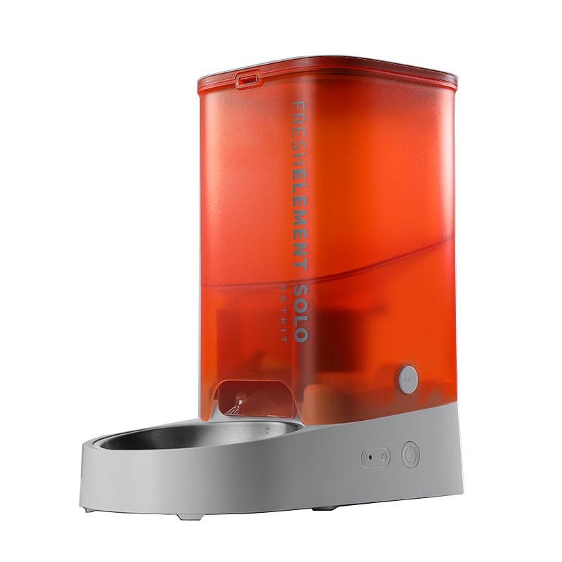 Dozator automat mancare PETKIT Fresh Element Solo, Orange, animale de