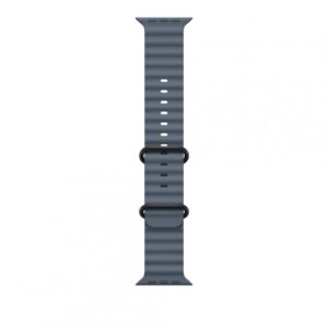 Apple Watch 49mm Anchor Blue Ocean Band Extension - Black Titanium Finish