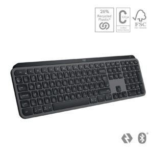 Tastatura Logitech MX Keys S, Iluminare, 2.4GHz&Bluetooth, USB-C, US INTL