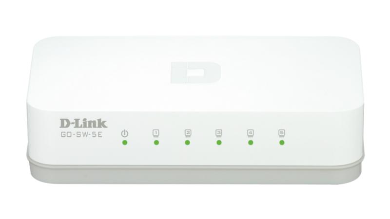 Switch D-Link GO-SW-5E, 5 port, 10/100/1000 Mbps