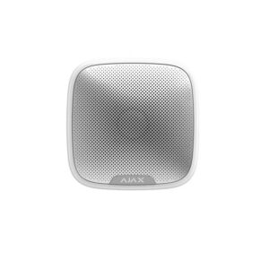 "Sirena de exterior, wireless, alb – AJAX; Presiune acustica: 85