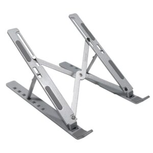 Stand Notebook Spacer 15.6″, aluminiu, pliabil si ajustabil, 7 trepte