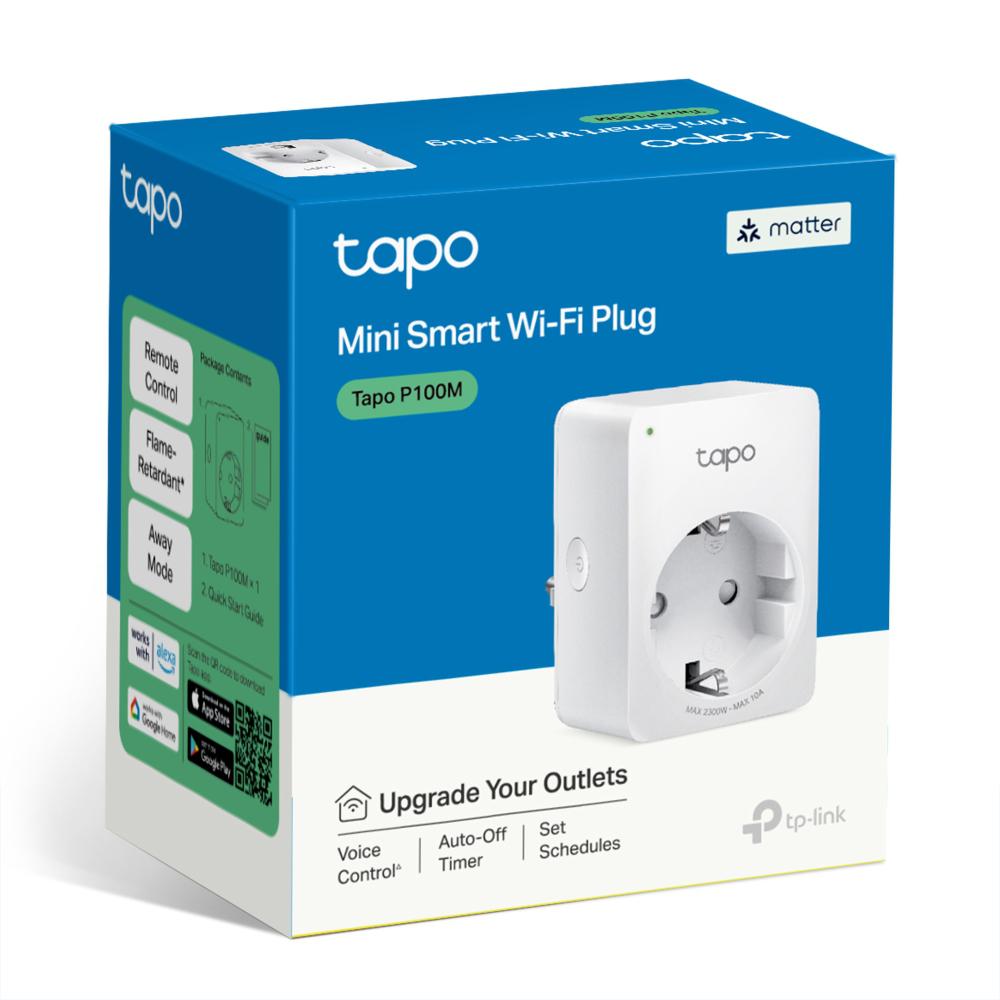 TP-LINK TAPO P100M Mini priză Wi-Fi smart, compatibilă cu Matter, - imagine 3