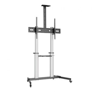 Stand TV mobil Serioux  44-610TW, dimensiuni 1292x717x2327mm, compatibiliate dimensiune