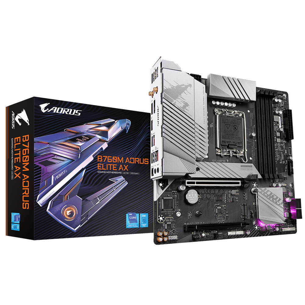 Placa de bază Gigabyte B760M AORUS ELITE AX LGA1700