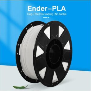 CREALITY ENDER PLA 3D Printer Filament, White, 1KG, Printing temperature: