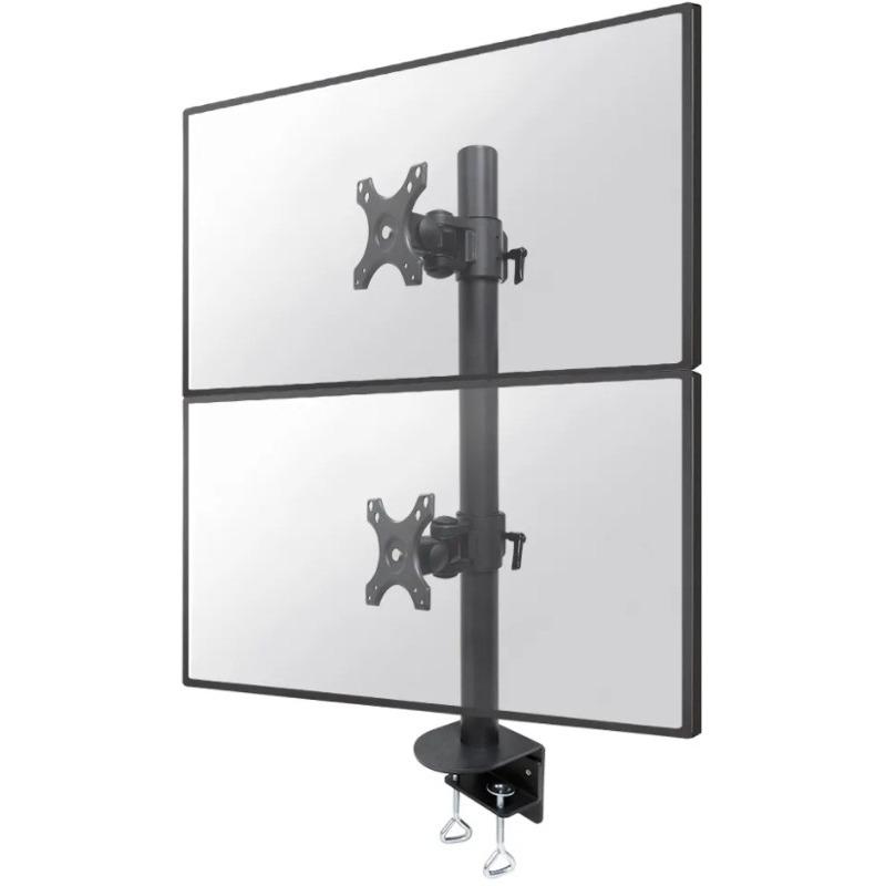 Suport Monitor de Birou Dublu, Neomounts by Newstar FPMA-D960DVBLACKPLUS, 17"