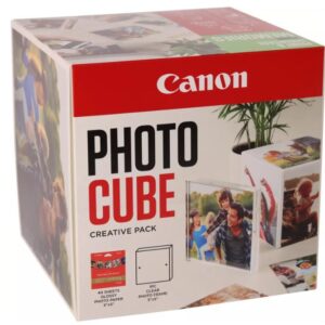 CANON PP-201 5×5 Photo cube White, 40 coli Glossy 5"x5",