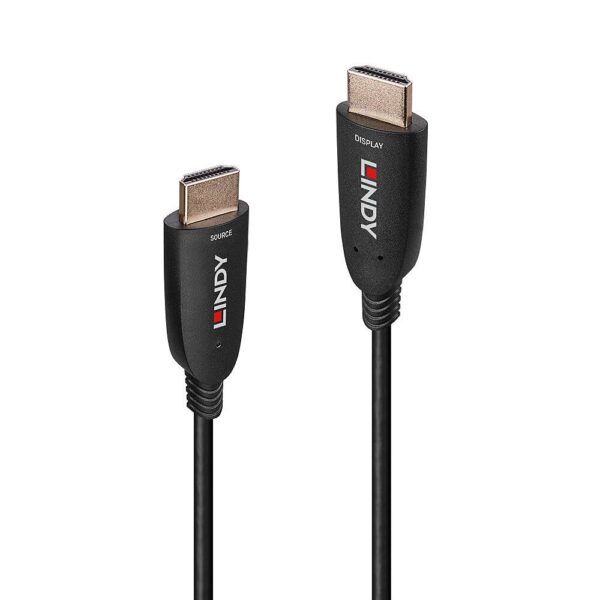 Cablu Lindy 10m Hybrid HDMI 8k60, latime de banda suportata