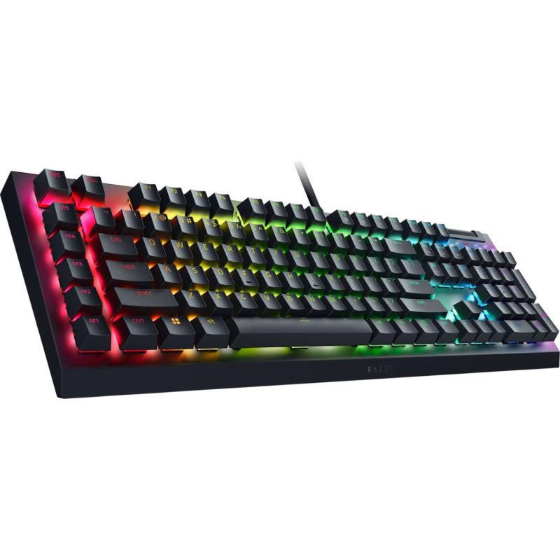 Tastatura mecanica gaming BlackWidow V4 X (Yellow Switch), layout US, - imagine 4