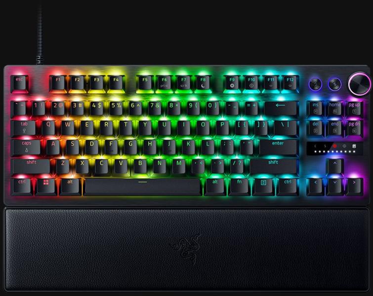 Tastatura mecanica Razer Huntsman V3 Pro Tenkeyless , iluminare Razer