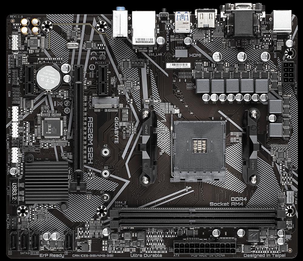 Placa de bază Gigabyte A520M DS3H - imagine 3