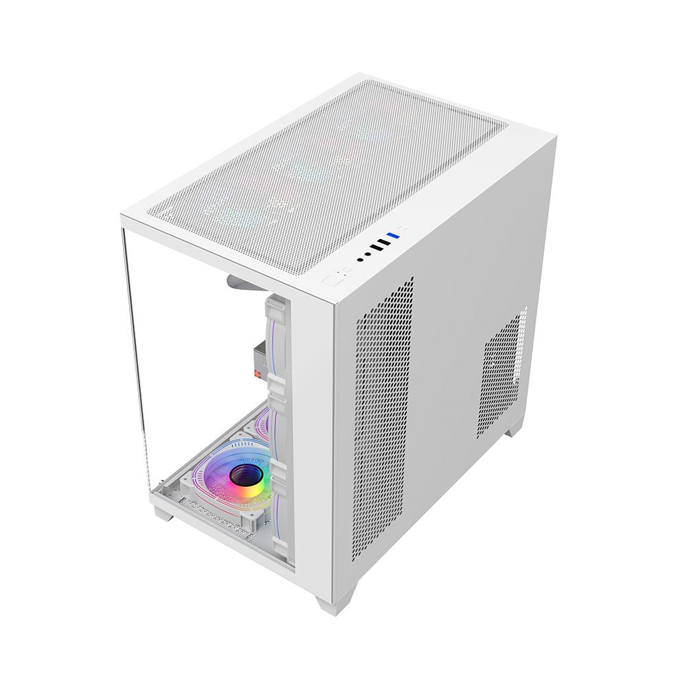 Carcasa 1STPLAYER Gaming MV8 Cube Tower ALB - imagine 8