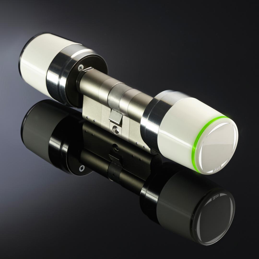 Cilindru electronic LIBRA SMART, cu knob mecanic PREMIUM, 35x35, RFID, - imagine 5