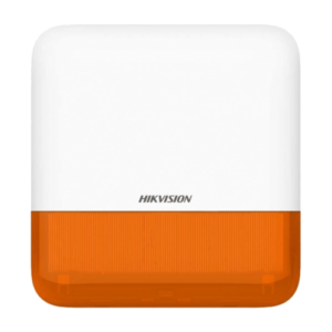 Sirene de exterior wireless AXPRO Hikvision DS-PS1-E-WE(Orange Indicator), frecventa de